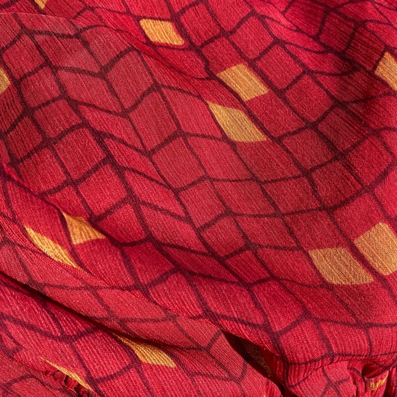 Red Roxy Halter Dress size medium - Picture 6 of 7